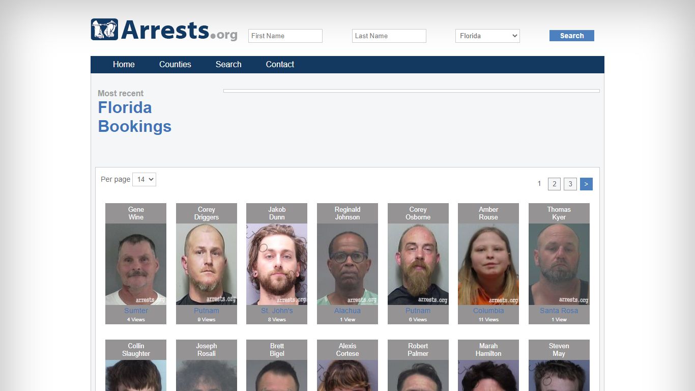 Florida Arrests and Inmate Search